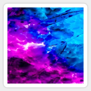 Neon Purple Blue Fizzies Sticker